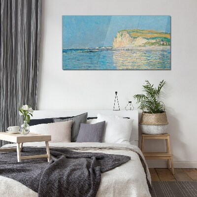 Foto op glas Kustkliffen bij daglicht