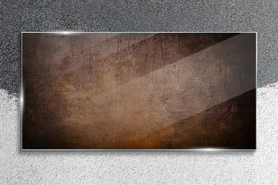 Glas foto Abstracte textuur van aardse tinten