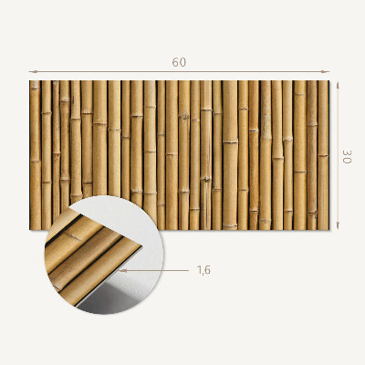 Pvc wandpaneel Natuurlijke bamboetextuur