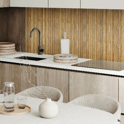 Pvc wandpaneel Natuurlijke bamboetextuur