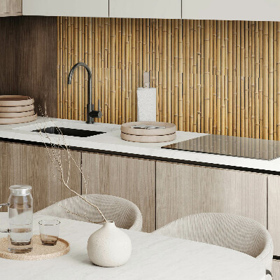 Pvc wandpaneel Natuurlijke bamboetextuur