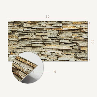 Vinyl wandbekleding Natuursteenpatroon