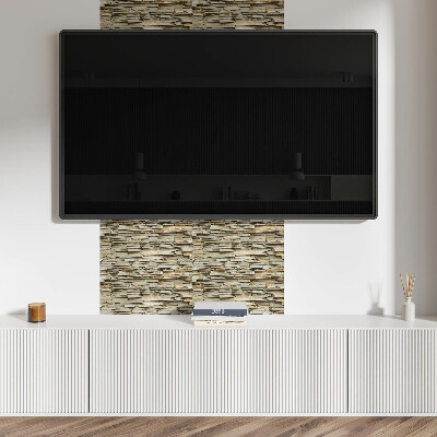 Vinyl wandbekleding Natuursteenpatroon