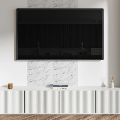 Vinyl wandpaneel Elegant wit marmer