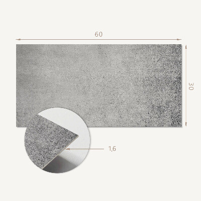 Vinyl wandpaneel Ruwe betontextuur