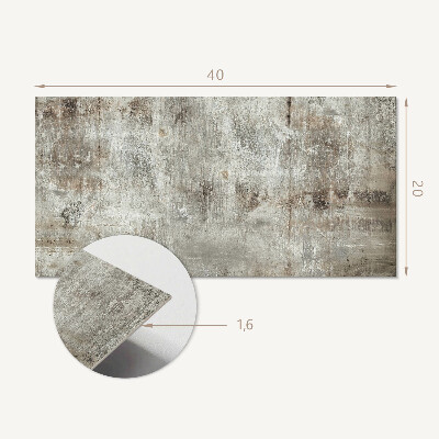 Vinyl wandpaneel Beschadigde oppervlaktetextuur