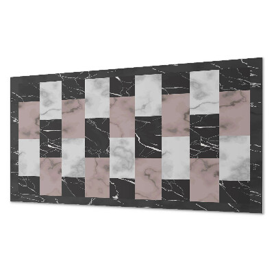 Vinyl wandbekleding Marmeren tegelpatroon