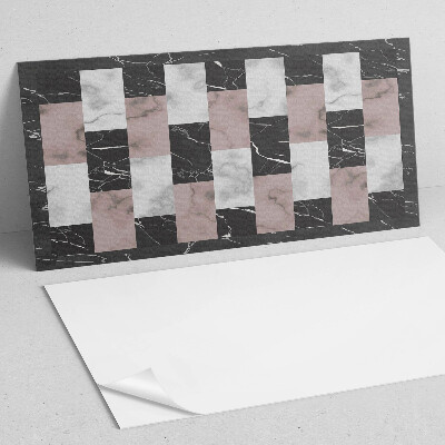 Vinyl wandbekleding Marmeren tegelpatroon