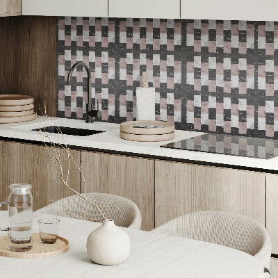 Vinyl wandbekleding Marmeren tegelpatroon