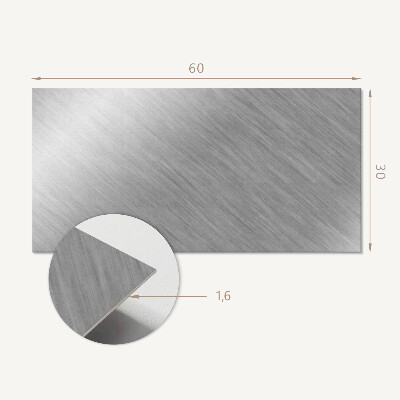 Vinyl wandpaneel Metalen oppervlaktetextuur