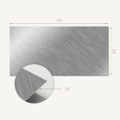 Vinyl wandpaneel Metalen oppervlaktetextuur