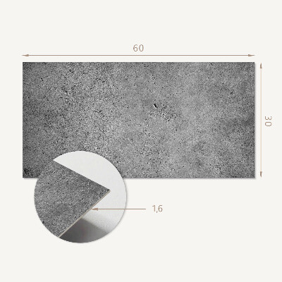 Vinyl wandpaneel Ruwe betontextuur