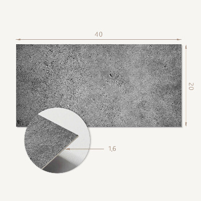 Vinyl wandpaneel Ruwe betontextuur