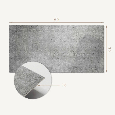 Vinyl wandpaneel Ruwe betontextuur