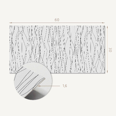 Vinyl wandbekleding Golvende lijnen op de achtergrond