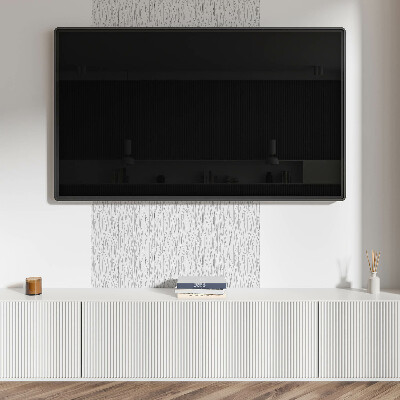 Vinyl wandbekleding Golvende lijnen op de achtergrond