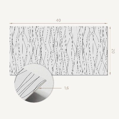Vinyl wandbekleding Golvende lijnen op de achtergrond
