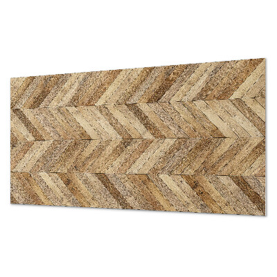 Vinyl wandpaneel Visgraat houtpatroon