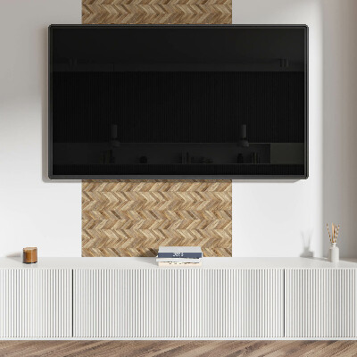 Vinyl wandpaneel Visgraat houtpatroon