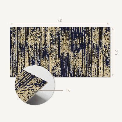 Vinyl wandbekleding Elegant patroon met ornamenten