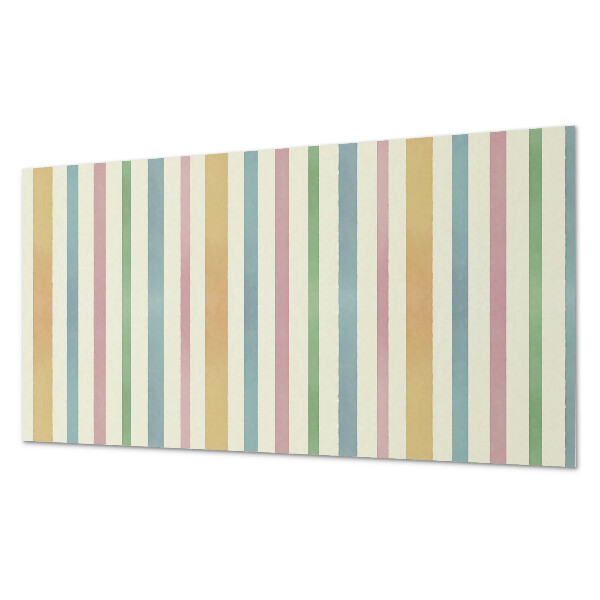 Vinyl wandpaneel Veelkleurige verticale strepen