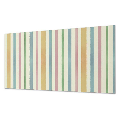 Vinyl wandpaneel Veelkleurige verticale strepen