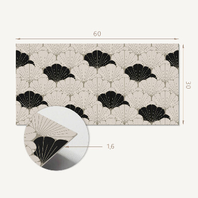 Pvc wandpaneel Stijlvol bladpatroon