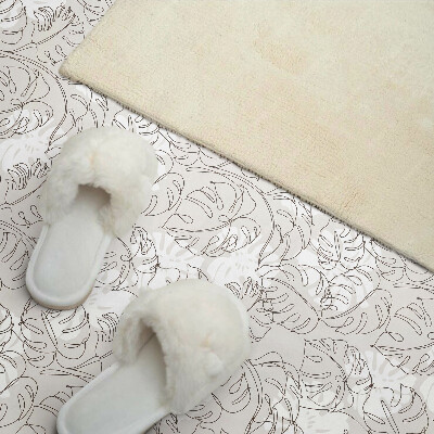 Vinyl wandbekleding Lijnbladpatroon