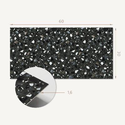 Vinyl wandpaneel Steenpatroon met fragmenten