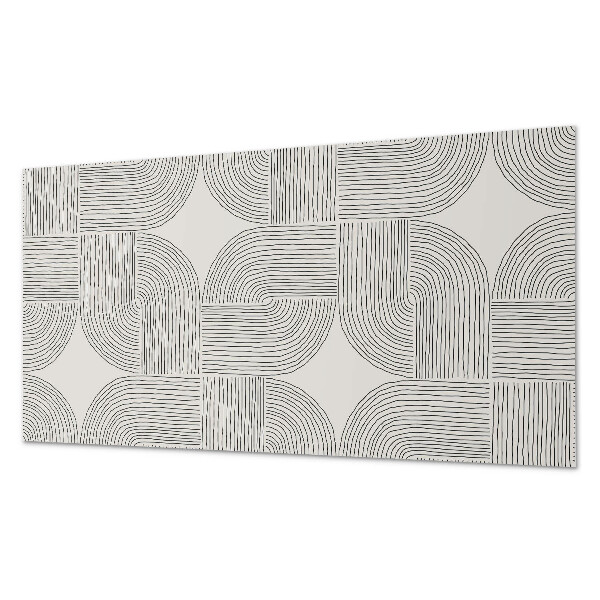 Vinyl wandbekleding Geometrische lijnen in de lay-out