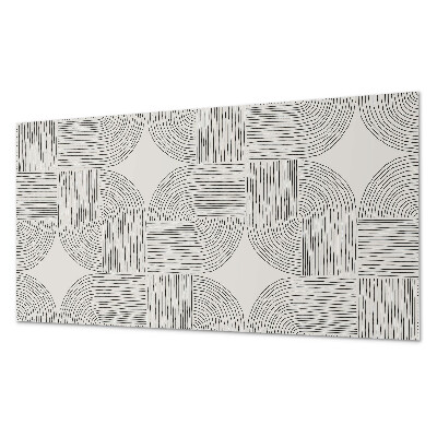 Vinyl wandbekleding Geometrische lijnen in de lay-out