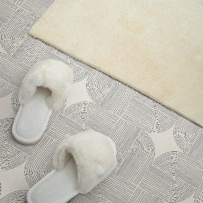 Vinyl wandbekleding Geometrische lijnen in de lay-out