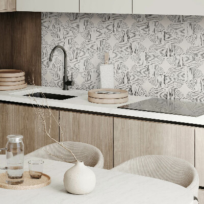 Vinyl wandbekleding Geometrische lijnen in de lay-out