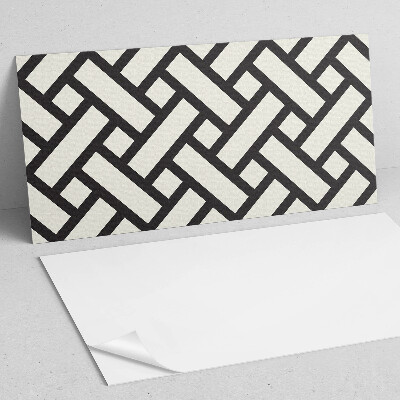 Vinyl wandpaneel Verweven geometrisch patroon