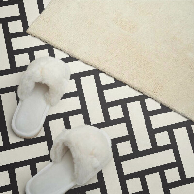 Vinyl wandpaneel Verweven geometrisch patroon