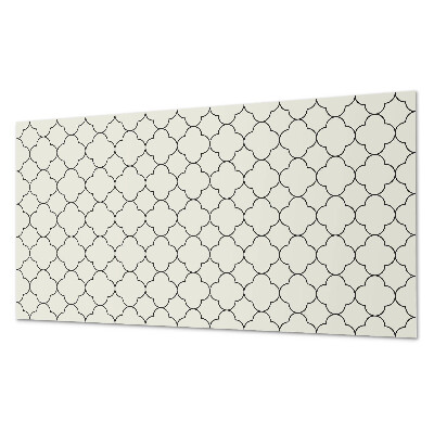 Vinyl wandpaneel Bloemenpatroon in mesh