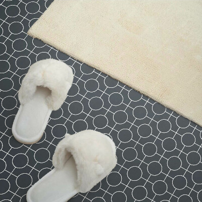 Pvc wandpaneel Geometrisch patroon van cirkels en lijnen