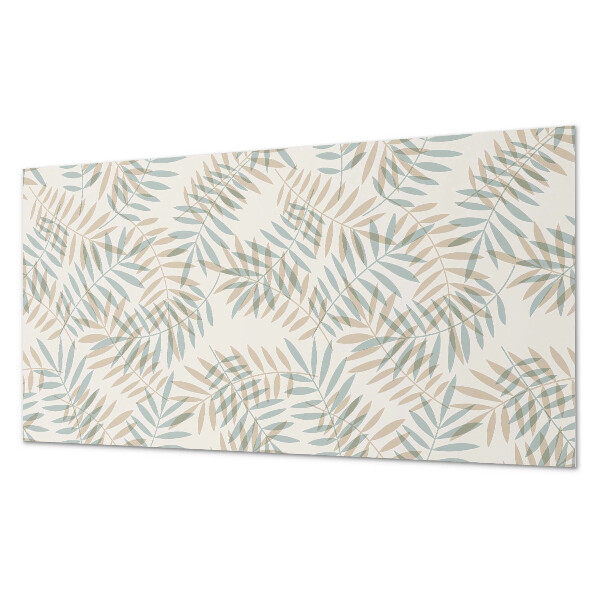 Pvc wandpaneel Bladeren in een delicaat patroon