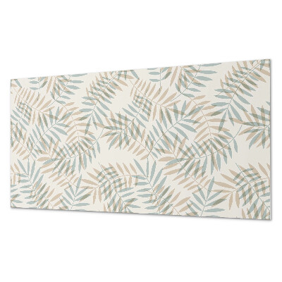 Pvc wandpaneel Bladeren in een delicaat patroon