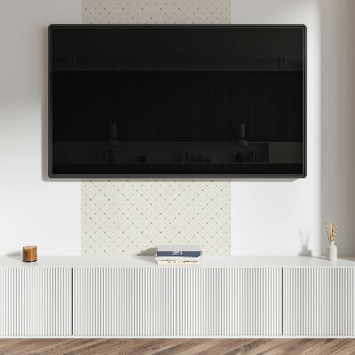 Vinyl wandbekleding Geometrisch ruitpatroon