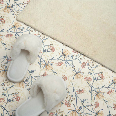 Vinyl wandpaneel Bloemenpatroon op de achtergrond