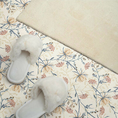 Vinyl wandpaneel Bloemenpatroon op de achtergrond