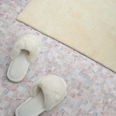 Vinyl wandpaneel Mozaïekpatroon van vierkanten