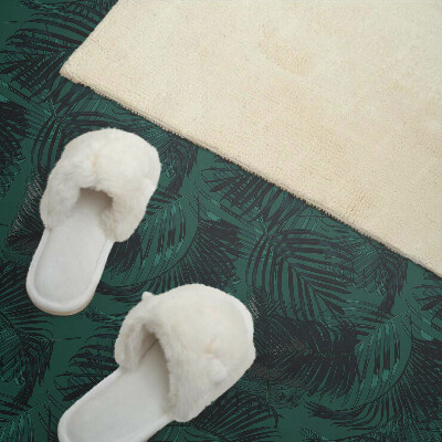 Vinyl wandpaneel Palmbladeren op de achtergrond