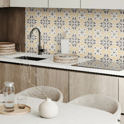 Pvc wandpaneel Plantenpatroon op de achtergrond