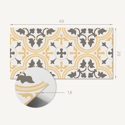 Pvc wandpaneel Plantenpatroon op de achtergrond