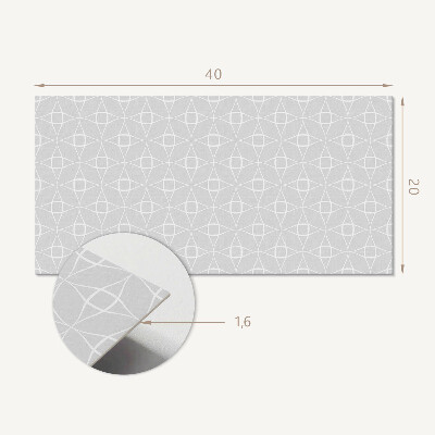 Vinyl wandpaneel Geometrisch rasterpatroon