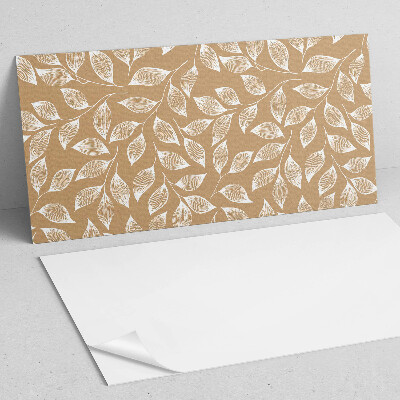 Pvc wandpaneel Bladeren op een gestructureerde achtergrond