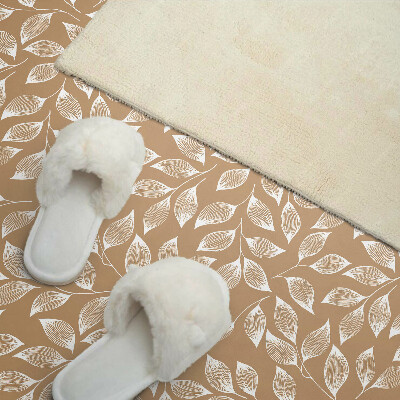 Pvc wandpaneel Bladeren op een gestructureerde achtergrond