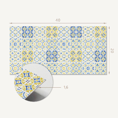 Pvc wandpaneel Mozaïekpatroon met ornamenten